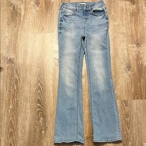 SO Women's Light Blue Flare Jeans
